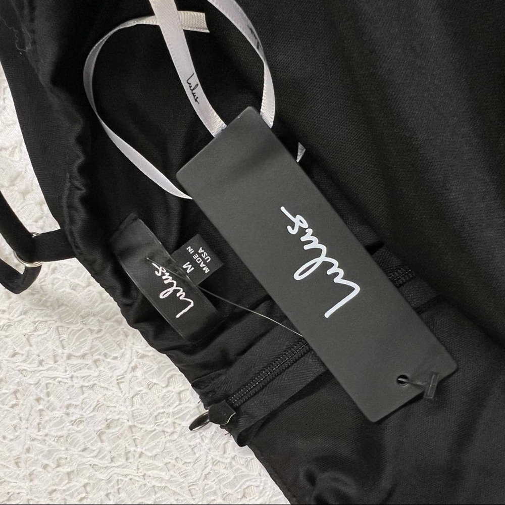 *Lulus, medium, black long dress, new w tags - Picture 7 of 9